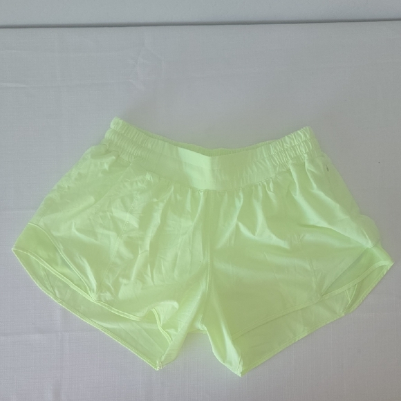 Lululemon Athletica Neon Yellow Athletic Shorts - Picture 1 of 5